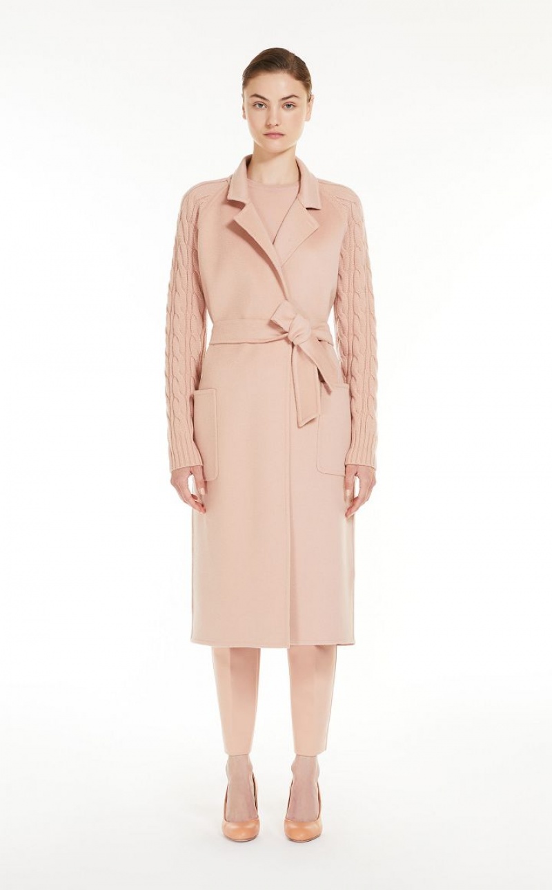 Abrigos Max Mara Cashmere And Lana Robe Rosas | MMR593901