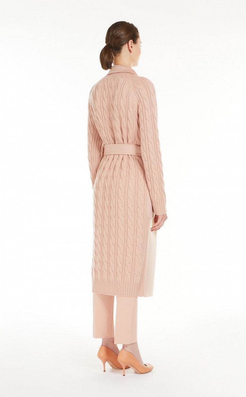 Abrigos Max Mara Cashmere And Lana Robe Rosas | MMR593901