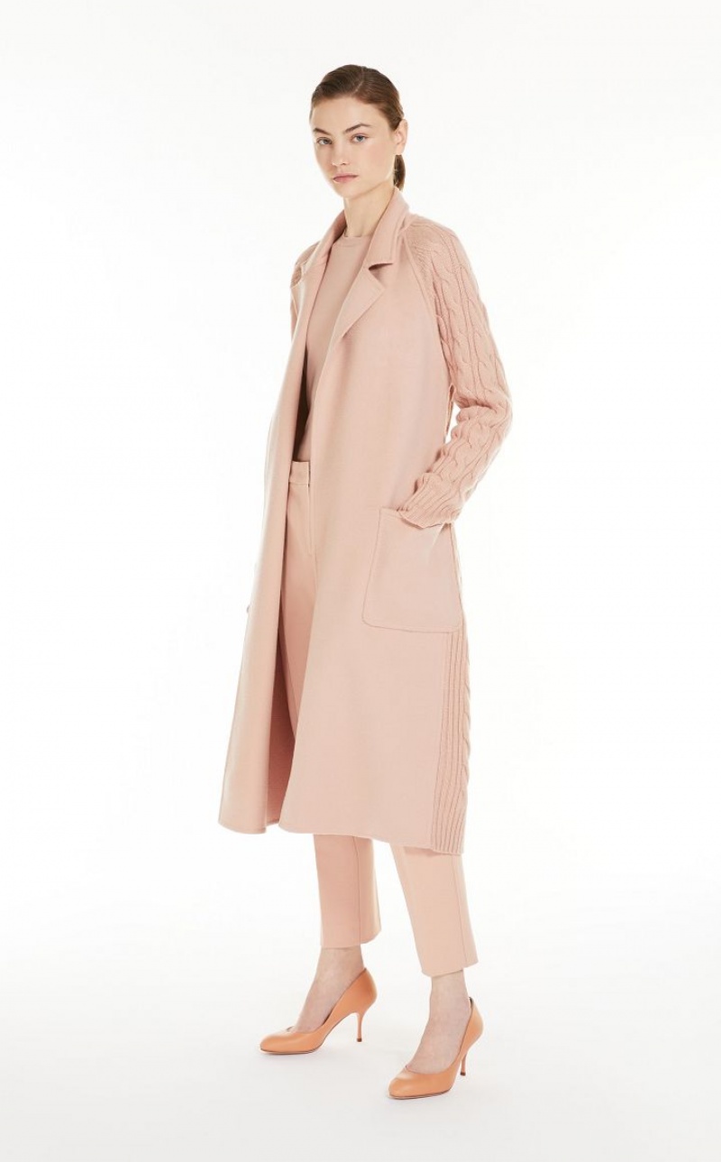 Abrigos Max Mara Cashmere And Lana Robe Rosas | MMR593901