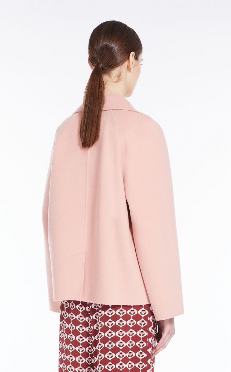 Chaquetas Max Mara Double-breasted In Lana Coral | MMR594061