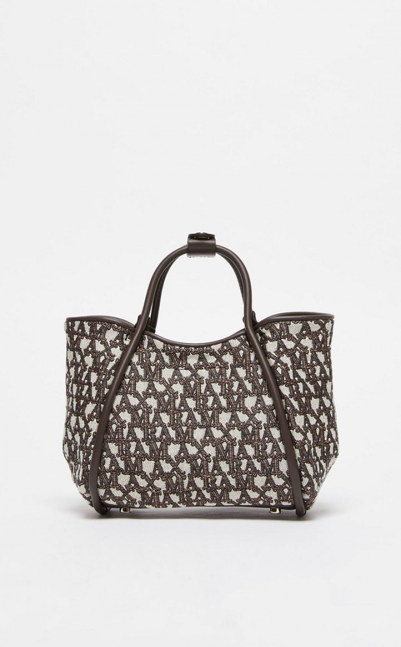 Marine Bag Max Mara In jacquard  Marrones | MMR594129