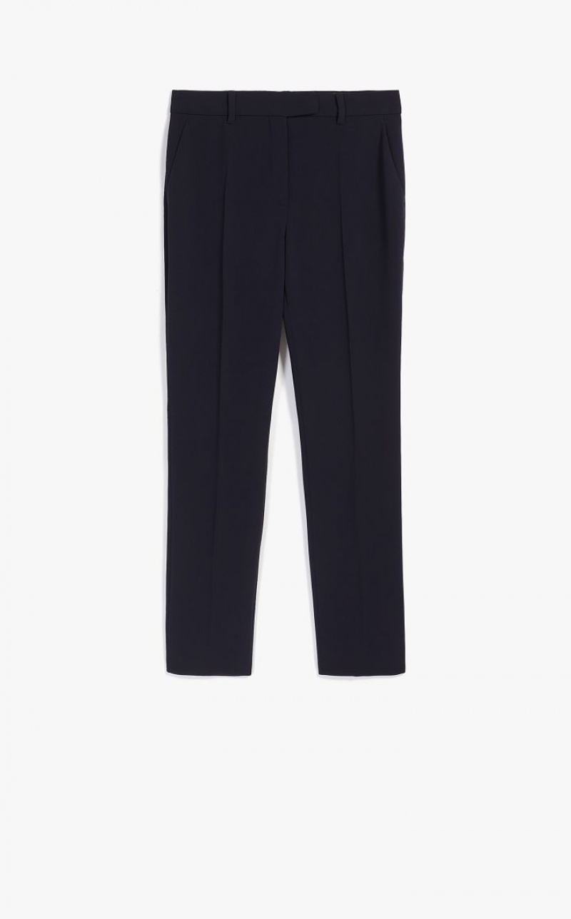 Pantalones Max Mara Cigarette Azul Marino | MMR593746