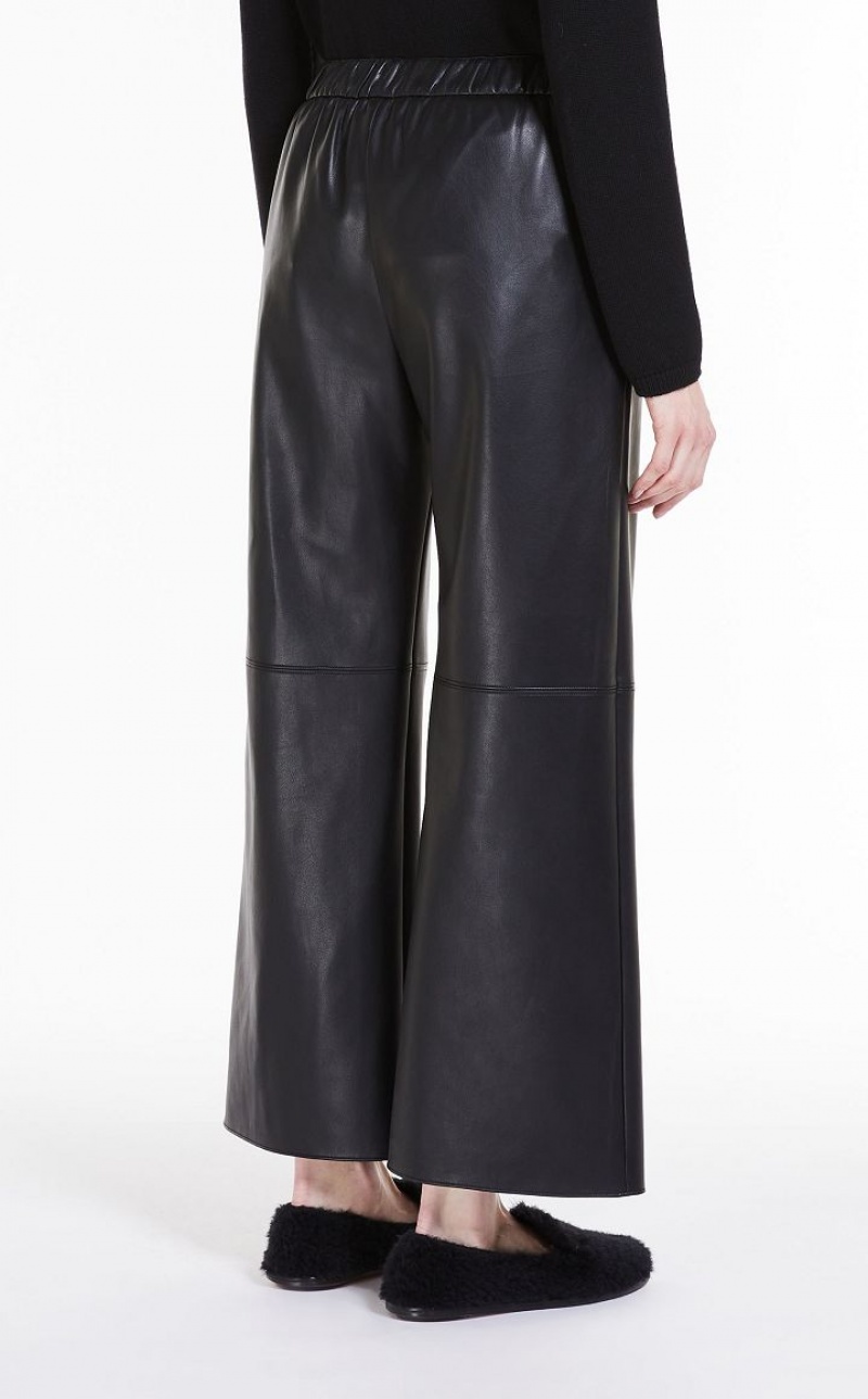 Pantalones Max Mara Coated Fabric Negras | MMR593805