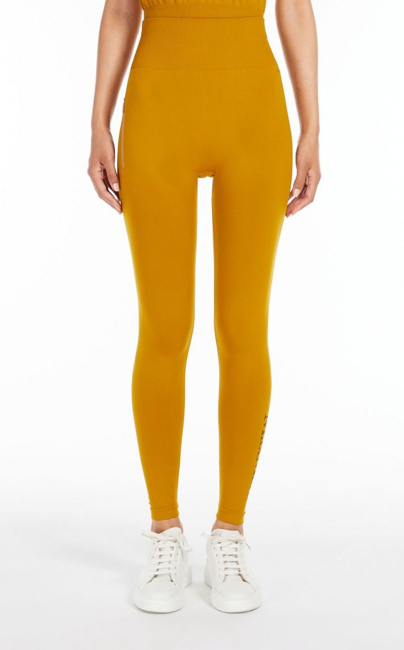 Pantalones Max Mara Technical Fabric Leggings Mango | MMR593771