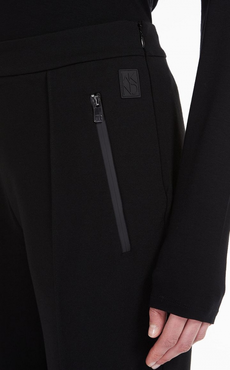 Pantalones Max Mara Technical Jersey Negras | MMR593793