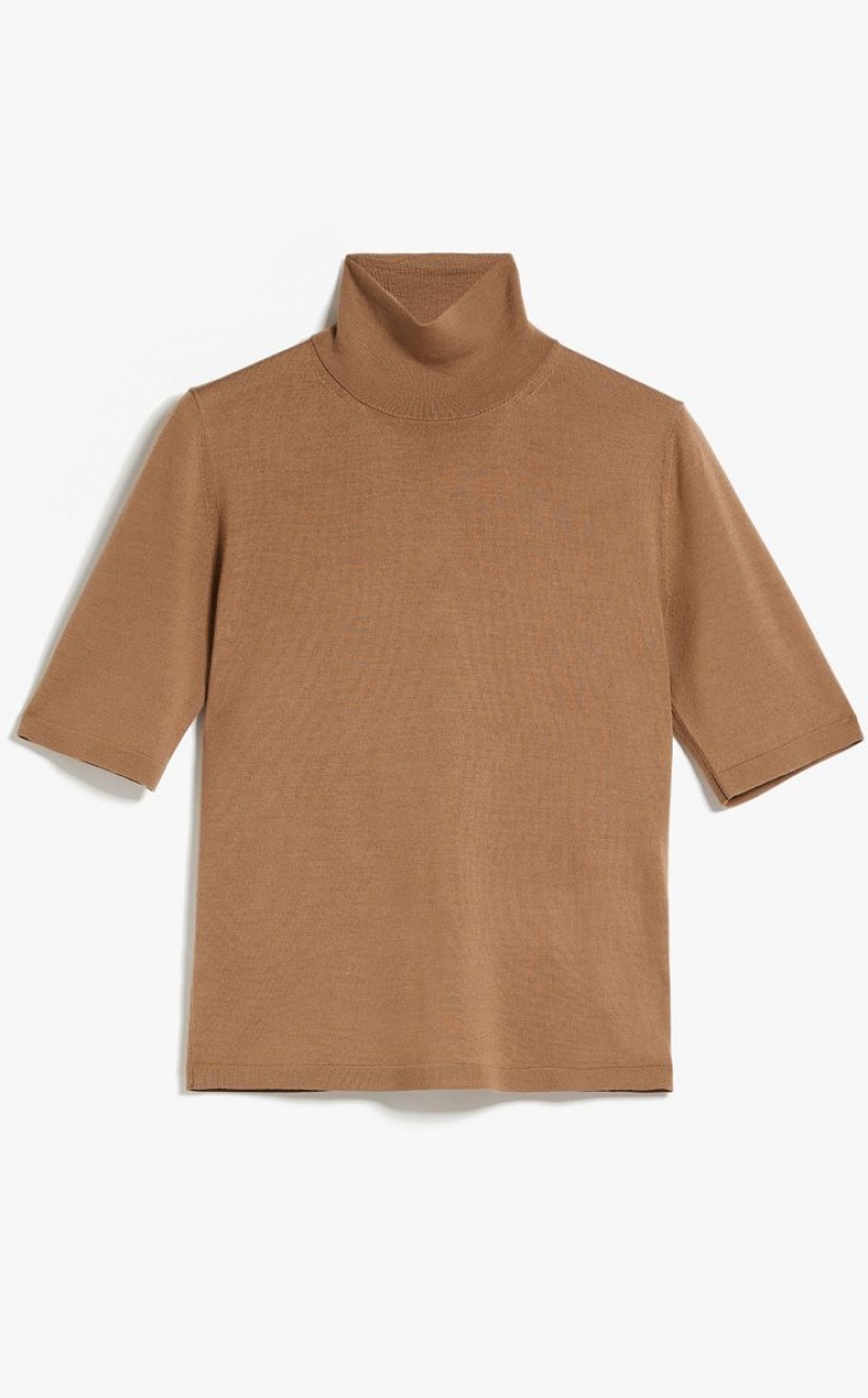 Prendas De Punto Max Mara Lana Yarn Mock Polo-neck Arena | MMR593441