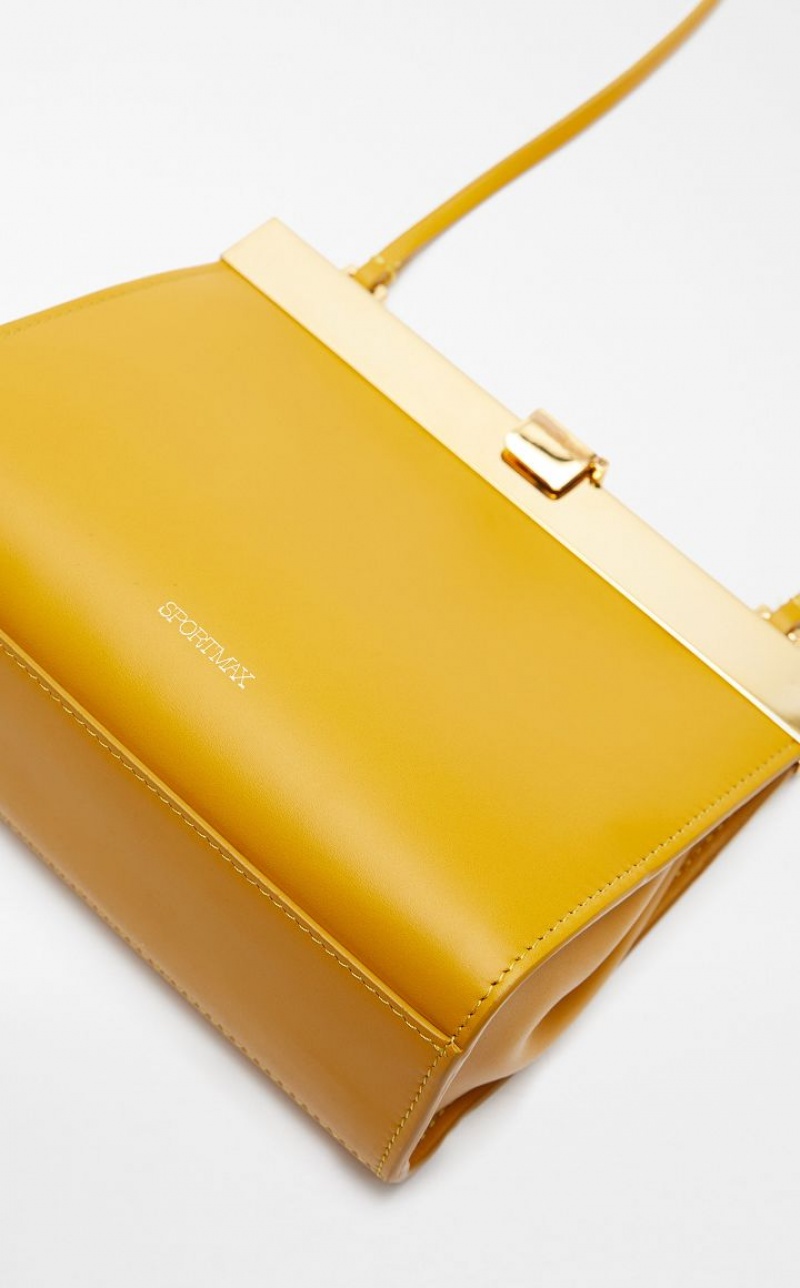 Sportmax Bag Max Mara Small Cuero Lizzie Mango | MMR594184