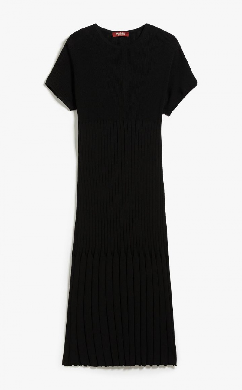 Vestido Max Mara Slim-fit Viscose-knit Negras | MMR593361