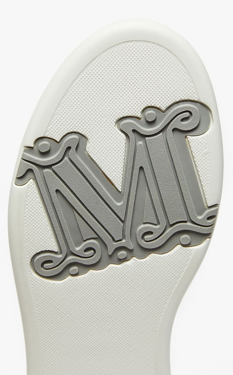 Zapatillas Max Mara Cuero Blancas | MMR594210