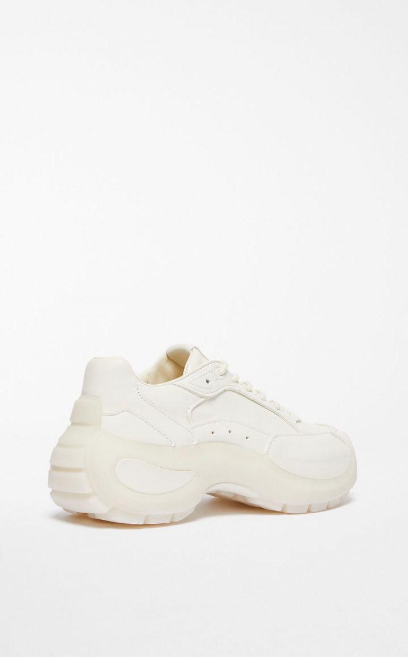 Zapatillas Max Mara Fornido-sole Cuero Blancas | MMR594208